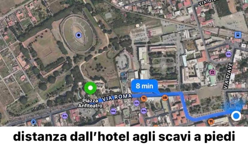 Hotel Apollo Помпей Екстериор снимка